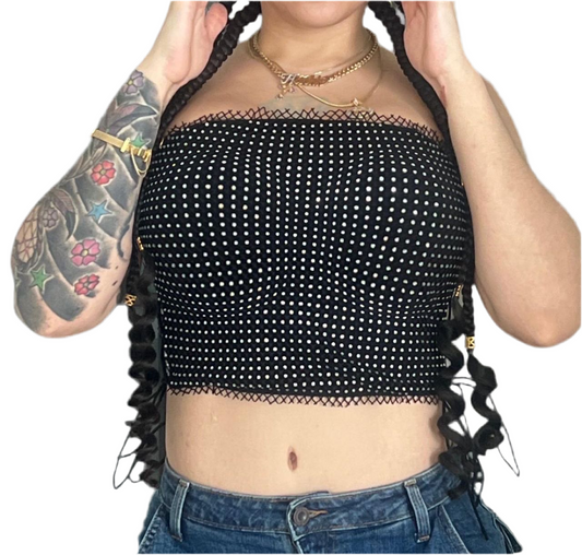 Rhinestones top