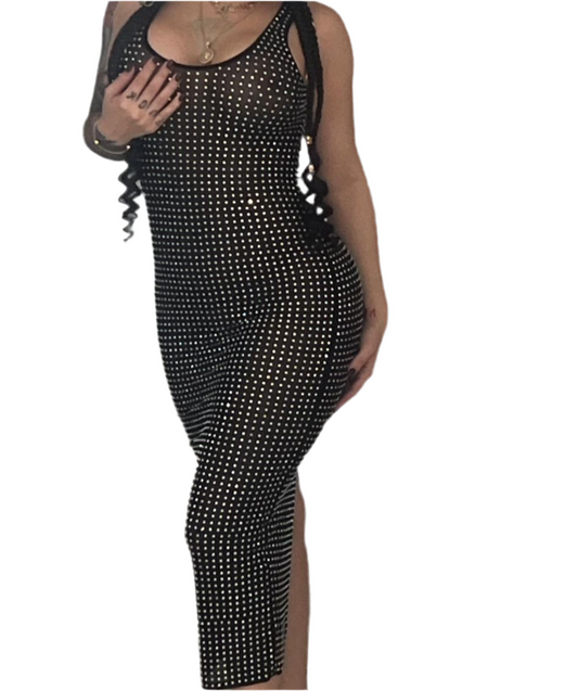 Rhinestones Dress